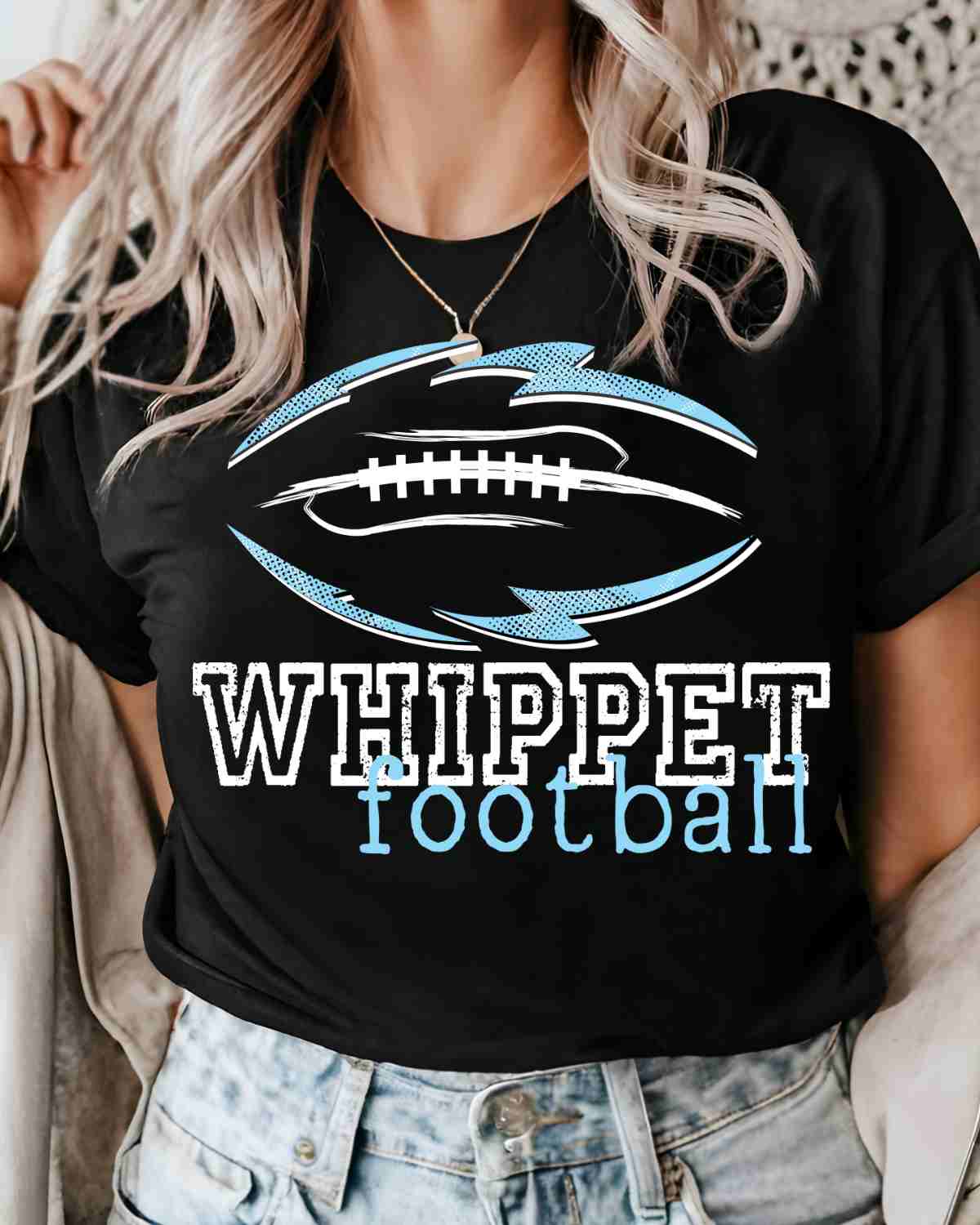 Whippet Football Tribal DTF Transfer