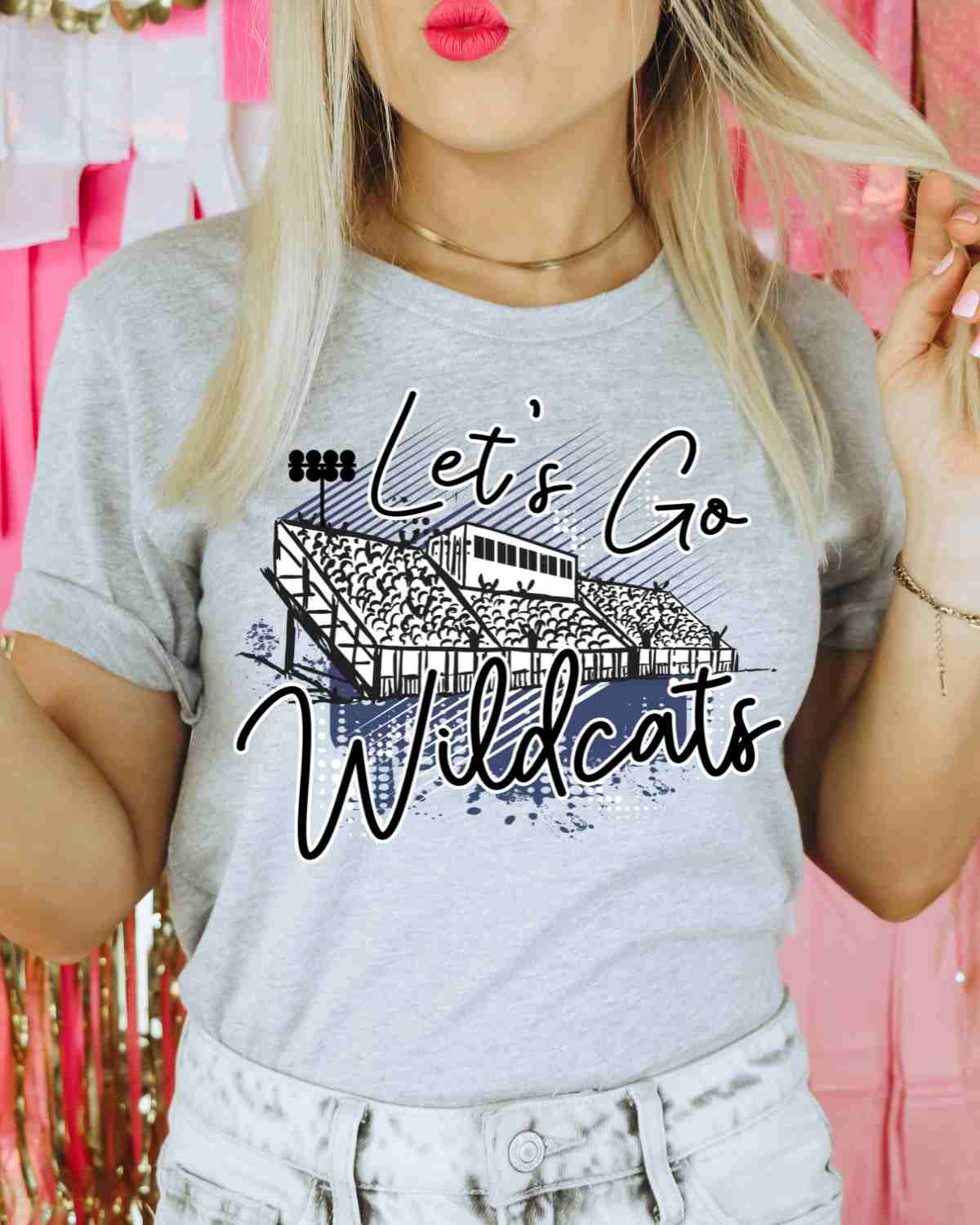 Let's Go Wildcats Stadium DTF Transfer