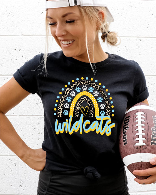 Wildcats Rainbow DTF Transfer – Rustic Grace Heat Transfer Company