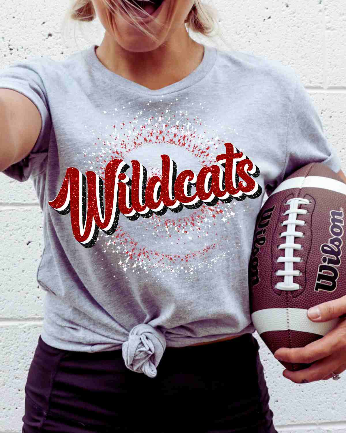 Wildcats Swirl DTF Transfer