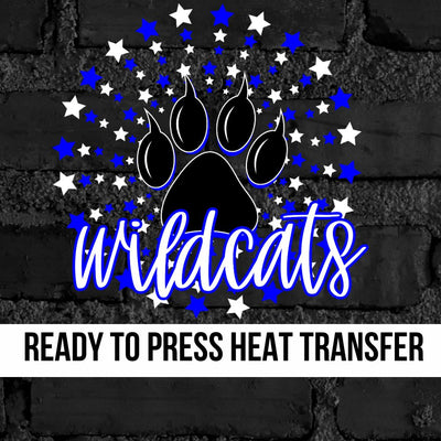 Wildcats Star Circle DTF Transfer