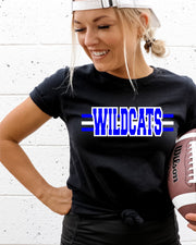 Wildcats Word Three Lines DTF Transfer