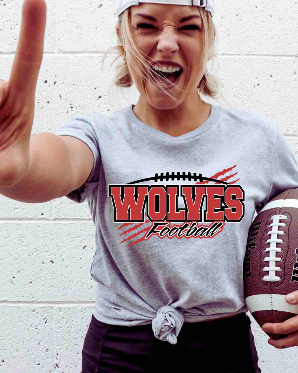 Wolves Football Claw Marks DTF Transfer