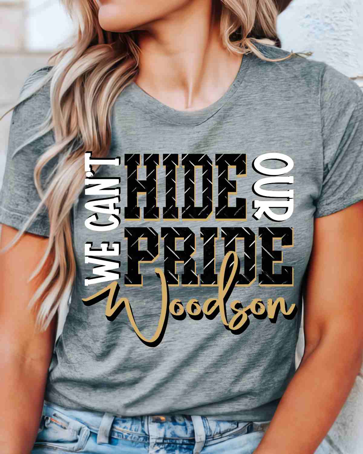 We Can't Hide Our Pride Woodson DTF Transfer