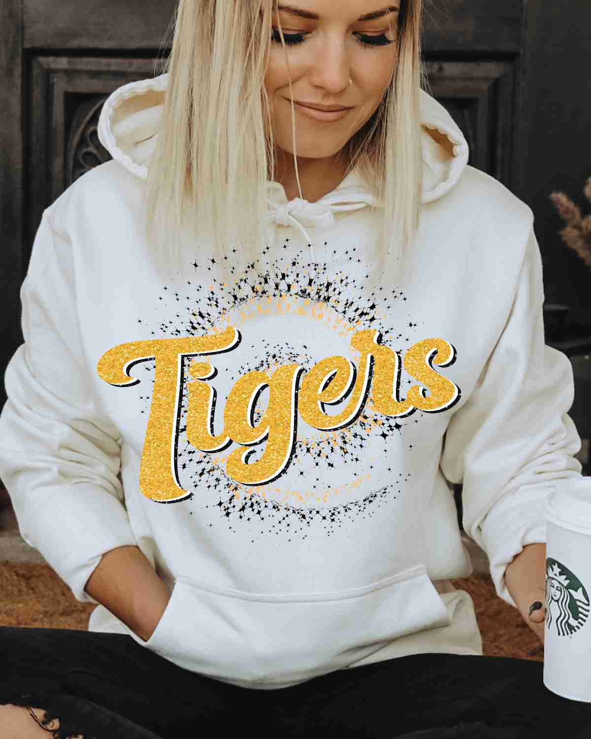 Tigers Swirl DTF Transfer