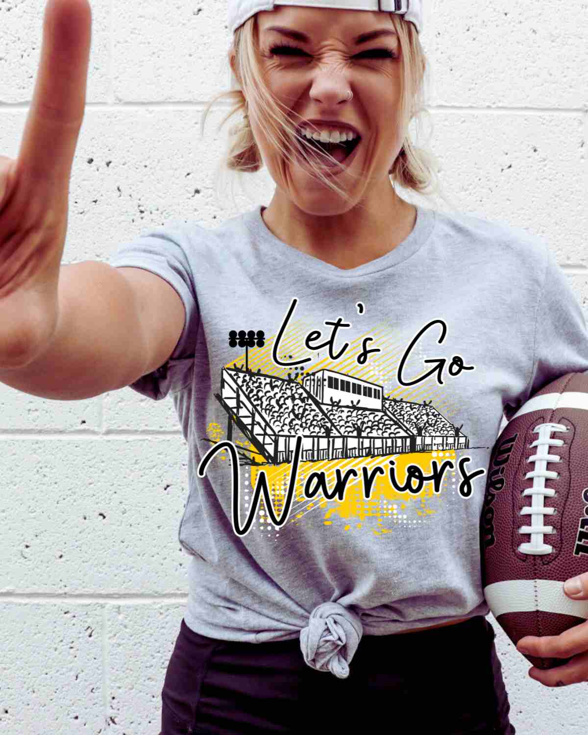 Let's Go Warriors Stadium DTF Transfer