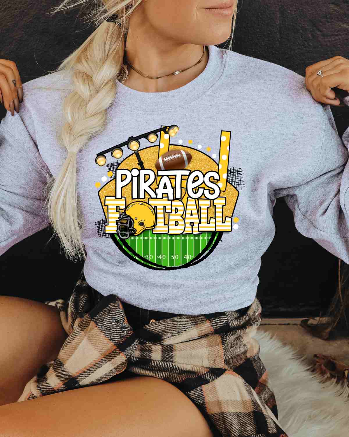 Pirates Football Stadium Circle DTF Transfer