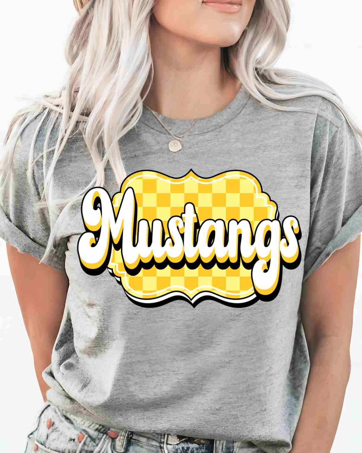 Mustangs Retro Bracket DTF Transfer