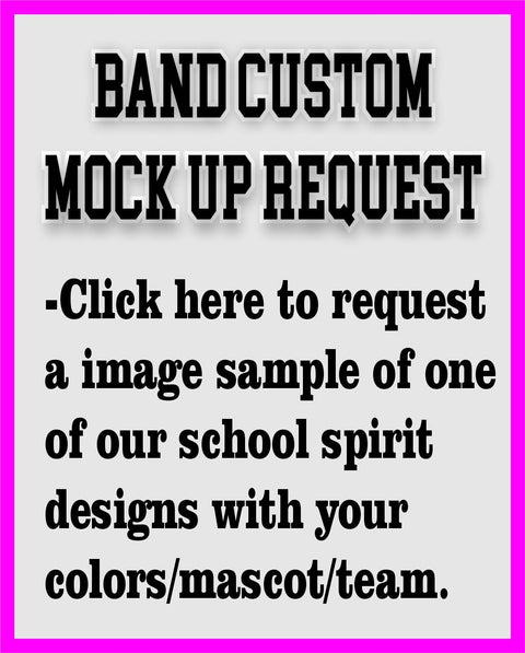 Band Custom Mock-Up Request - Rustic Grace Heat Transfer Company