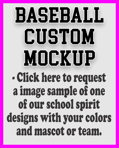 Baseball Custom Mock-Up Request - Rustic Grace Heat Transfer Company