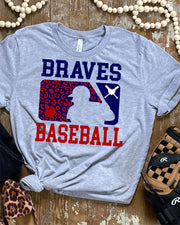 Braves Baseball Leopard Man Transfer - Rustic Grace Heat Transfer Company