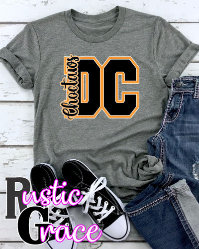 DC Choctaws Letter Transfer - Rustic Grace Heat Transfer Company