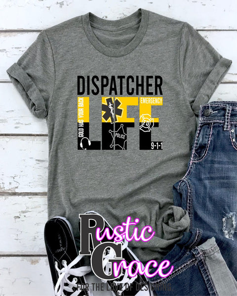 Dispatcher Life Transfer - Rustic Grace Heat Transfer Company