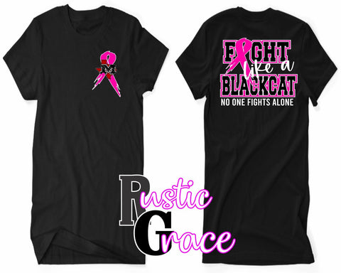 Fight Like a Blackcat Transfer - Rustic Grace Heat Transfer Company