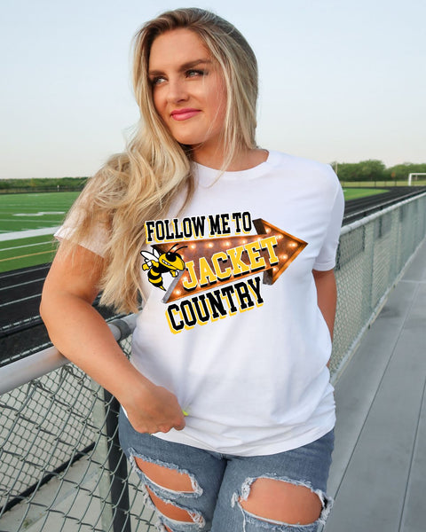 Follow Me to Jacket Country Transfer - Rustic Grace Heat Transfer Company
