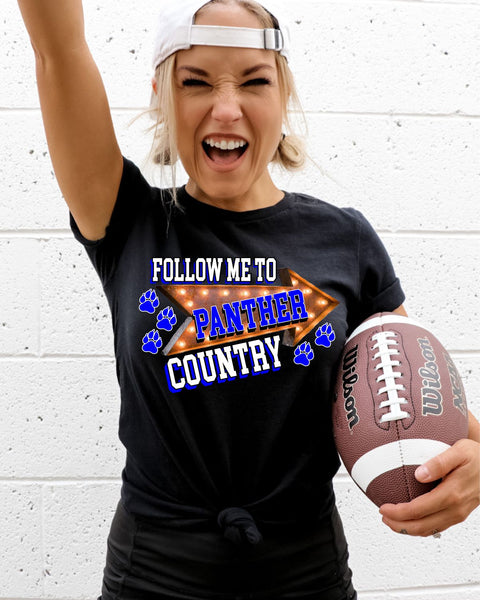 Follow Me to Panther Country Transfer - Rustic Grace Heat Transfer Company
