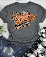 Follow Me To Tiger Country Transfer - Rustic Grace Heat Transfer Company