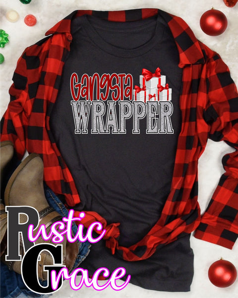 Gangsta Wrapper Transfer - Rustic Grace Heat Transfer Company
