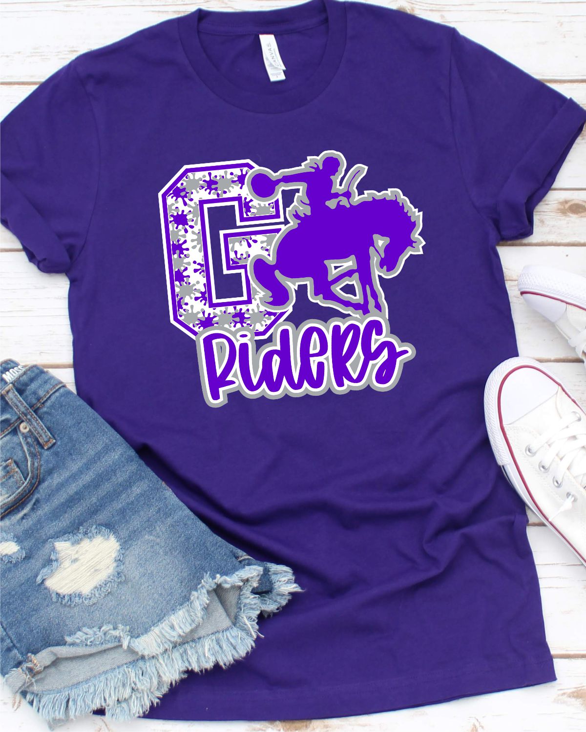 Go Riders Splatter DTF Transfer