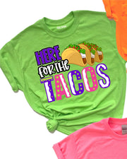 Here for the Tacos Transfer - Rustic Grace Heat Transfer Company