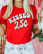Kisses 25 Cents Transfer - Rustic Grace Heat Transfer Company