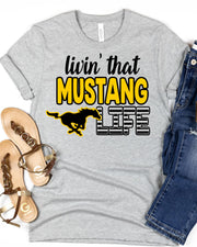Livin' that Mustang Life Transfer - Rustic Grace Heat Transfer Company