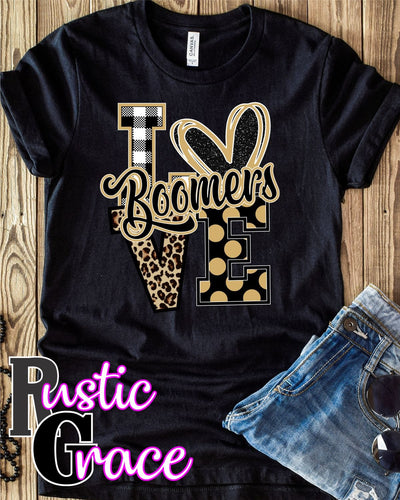 Love Boomers Transfer - Rustic Grace Heat Transfer Company