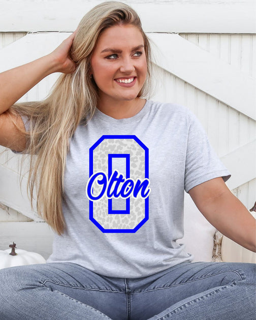 Olton White Leopard Letter Transfer Rustic Grace Heat Transfer Company