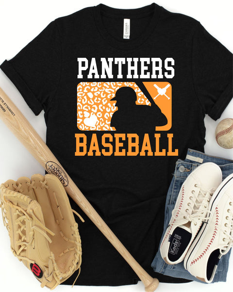 Panther Leopard Baseball Man DTF  Transfer