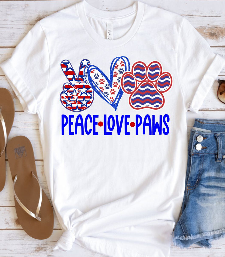 Peace Love Paws Digital Download