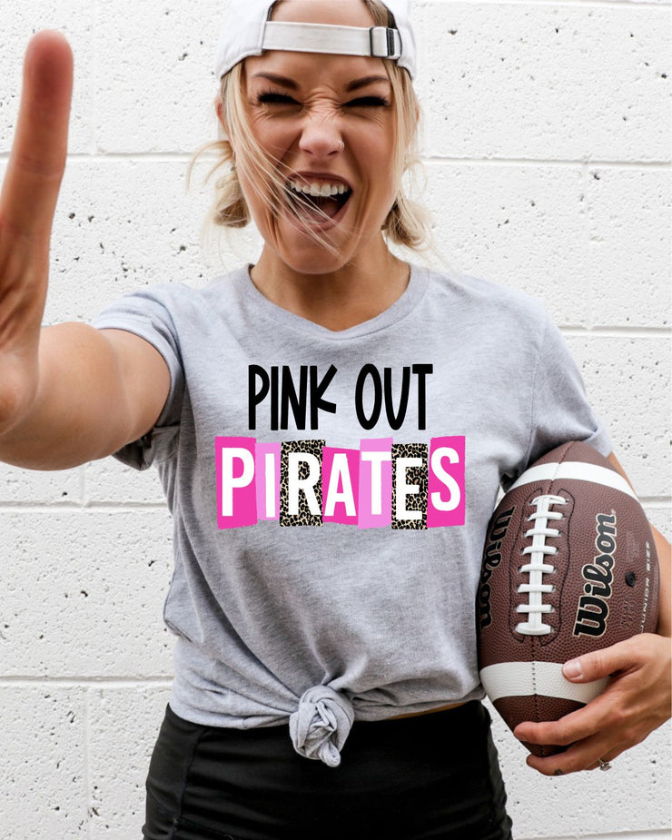 Pink Out Pirates DTF Transfer