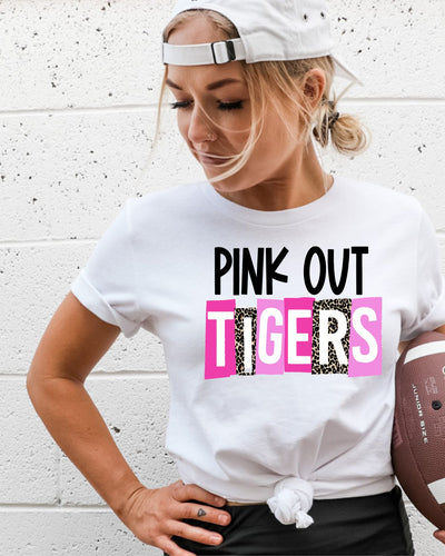 Pink Out Tigers DTF Transfer