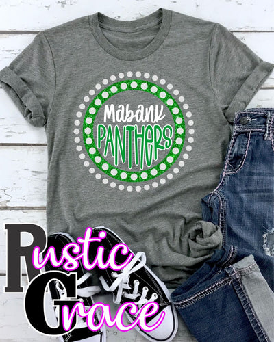 Rustic Grace Boutique Transfers Mabank Panthers Spirit Circle Dot Transfer heat transfers vinyl transfers iron on transfers screenprint transfer sublimation transfer dtf transfers digital laser transfers white toner transfers heat press transfers