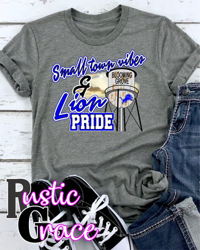 Rustic Grace Boutique Transfers Small Town Vibes & Blooming Grove Lion Pride Transfer heat transfers vinyl transfers iron on transfers screenprint transfer sublimation transfer dtf transfers digital laser transfers white toner transfers heat press transfers