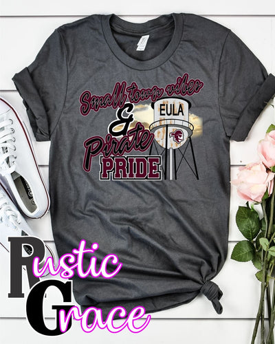 Rustic Grace Boutique Transfers Small Town Vibes & Eula Pirate Pride Transfer heat transfers vinyl transfers iron on transfers screenprint transfer sublimation transfer dtf transfers digital laser transfers white toner transfers heat press transfers