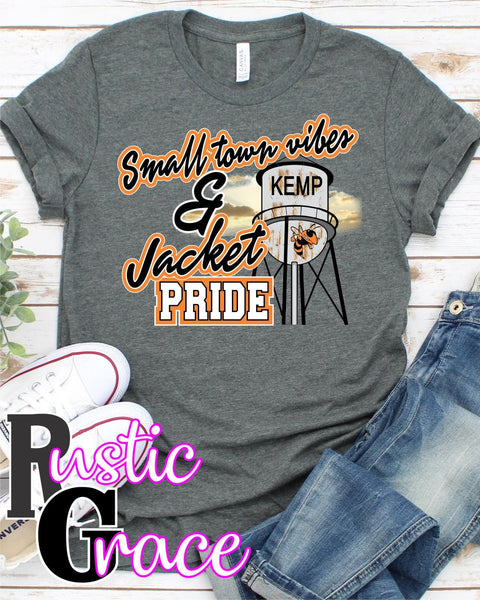 Rustic Grace Boutique Transfers Small Town Vibes & Kemp Jacket Pride Transfer heat transfers vinyl transfers iron on transfers screenprint transfer sublimation transfer dtf transfers digital laser transfers white toner transfers heat press transfers