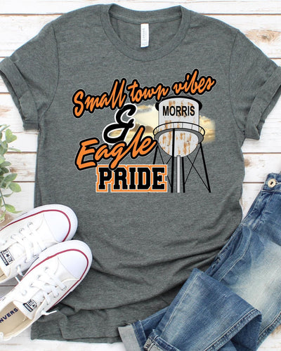 Rustic Grace Boutique Transfers Small Town Vibes & Morris Eagle Pride Transfer heat transfers vinyl transfers iron on transfers screenprint transfer sublimation transfer dtf transfers digital laser transfers white toner transfers heat press transfers