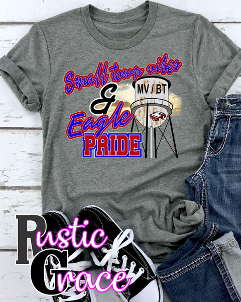 Rustic Grace Boutique Transfers Small Town Vibes & MV / BT  Eagle Pride Transfer heat transfers vinyl transfers iron on transfers screenprint transfer sublimation transfer dtf transfers digital laser transfers white toner transfers heat press transfers