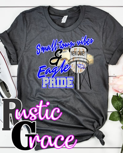 Rustic Grace Boutique Transfers Small Town Vibes & New Caney Eagle Pride Transfer heat transfers vinyl transfers iron on transfers screenprint transfer sublimation transfer dtf transfers digital laser transfers white toner transfers heat press transfers