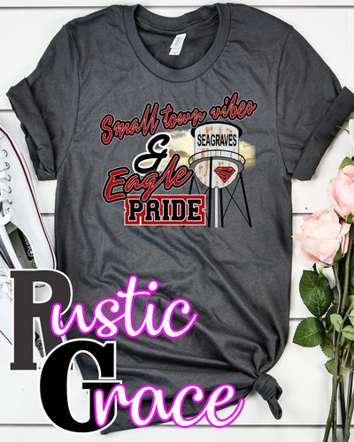 Rustic Grace Boutique Transfers Small Town Vibes & Seagraves Eagle Pride Transfer heat transfers vinyl transfers iron on transfers screenprint transfer sublimation transfer dtf transfers digital laser transfers white toner transfers heat press transfers