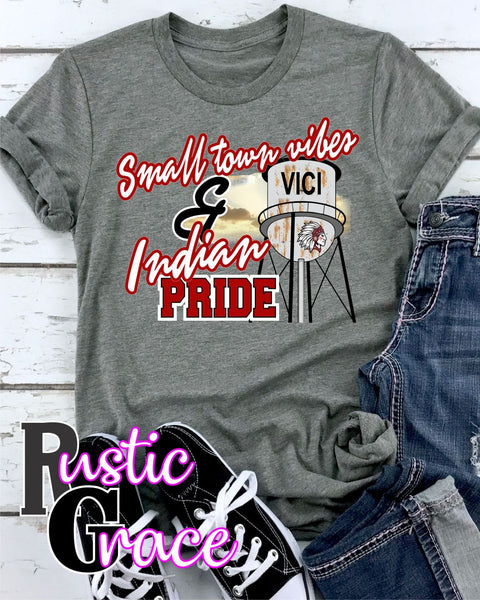 Rustic Grace Boutique Transfers Small Town Vibes & Vici Indian Pride Transfer heat transfers vinyl transfers iron on transfers screenprint transfer sublimation transfer dtf transfers digital laser transfers white toner transfers heat press transfers