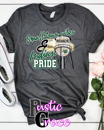 Rustic Grace Boutique Transfers Small Town Vibes & Waxahachie Indian Pride Transfer heat transfers vinyl transfers iron on transfers screenprint transfer sublimation transfer dtf transfers digital laser transfers white toner transfers heat press transfers