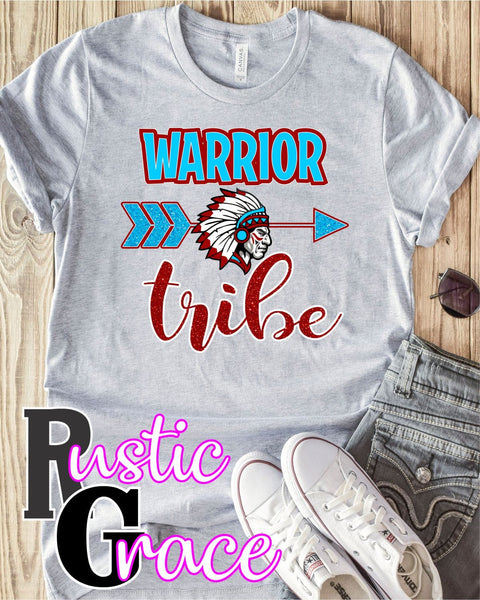 Rustic Grace Boutique Transfers Warrior Tribe Transfer heat transfers vinyl transfers iron on transfers screenprint transfer sublimation transfer dtf transfers digital laser transfers white toner transfers heat press transfers