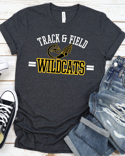 Track & Field Wildcats DTF Transfer
