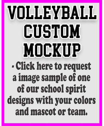 Volleyball Custom Mock-Up Request