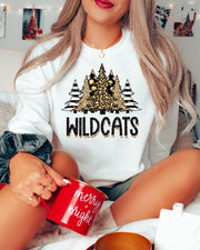 Wildcats Christmas Trees DTF Transfer