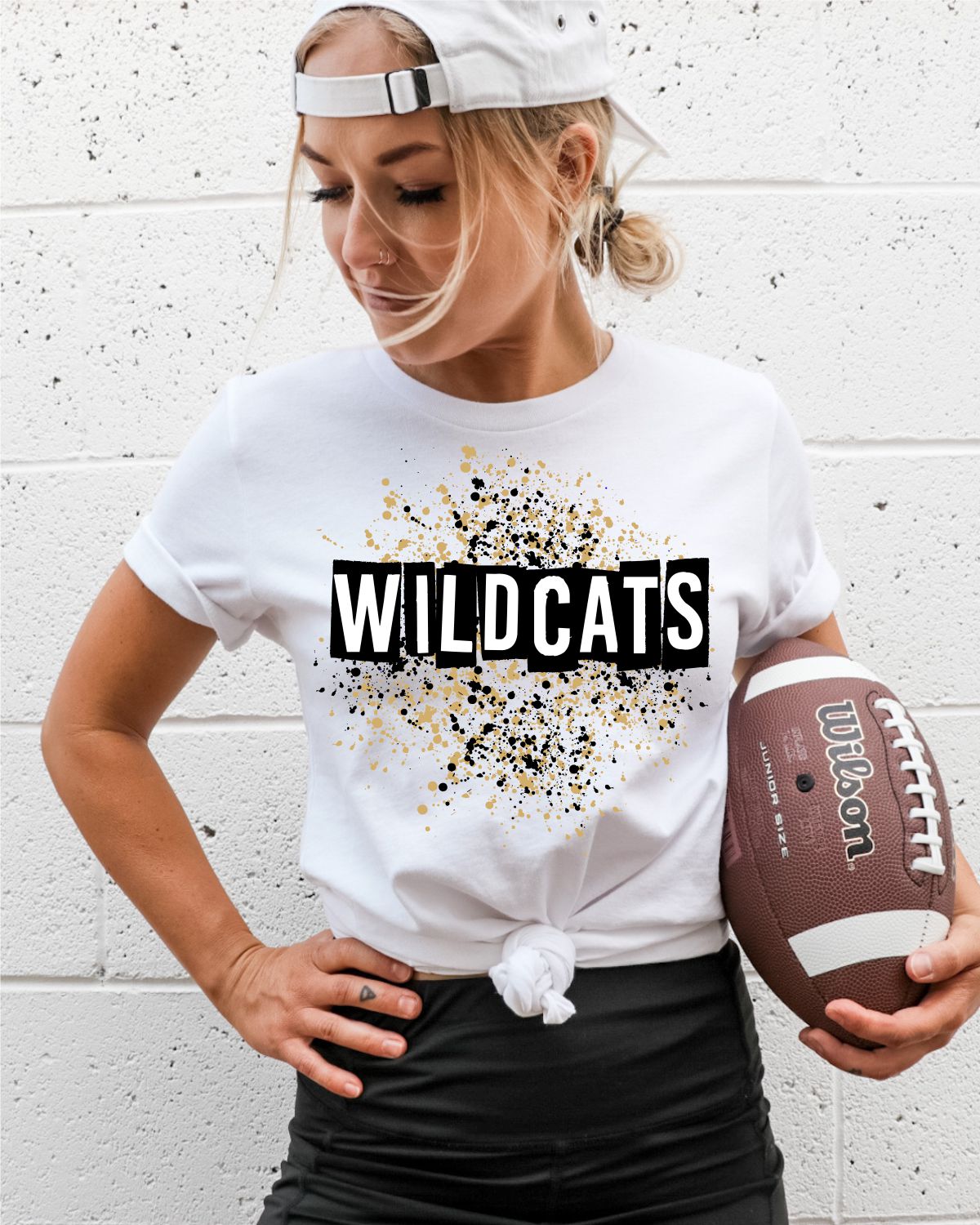 Wildcats Splatter Dots DTF Transfer