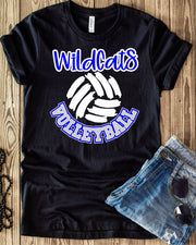 Wildcats Volleyball DTF Transfer
