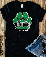 Wolverines Paw Print DTF Transfer
