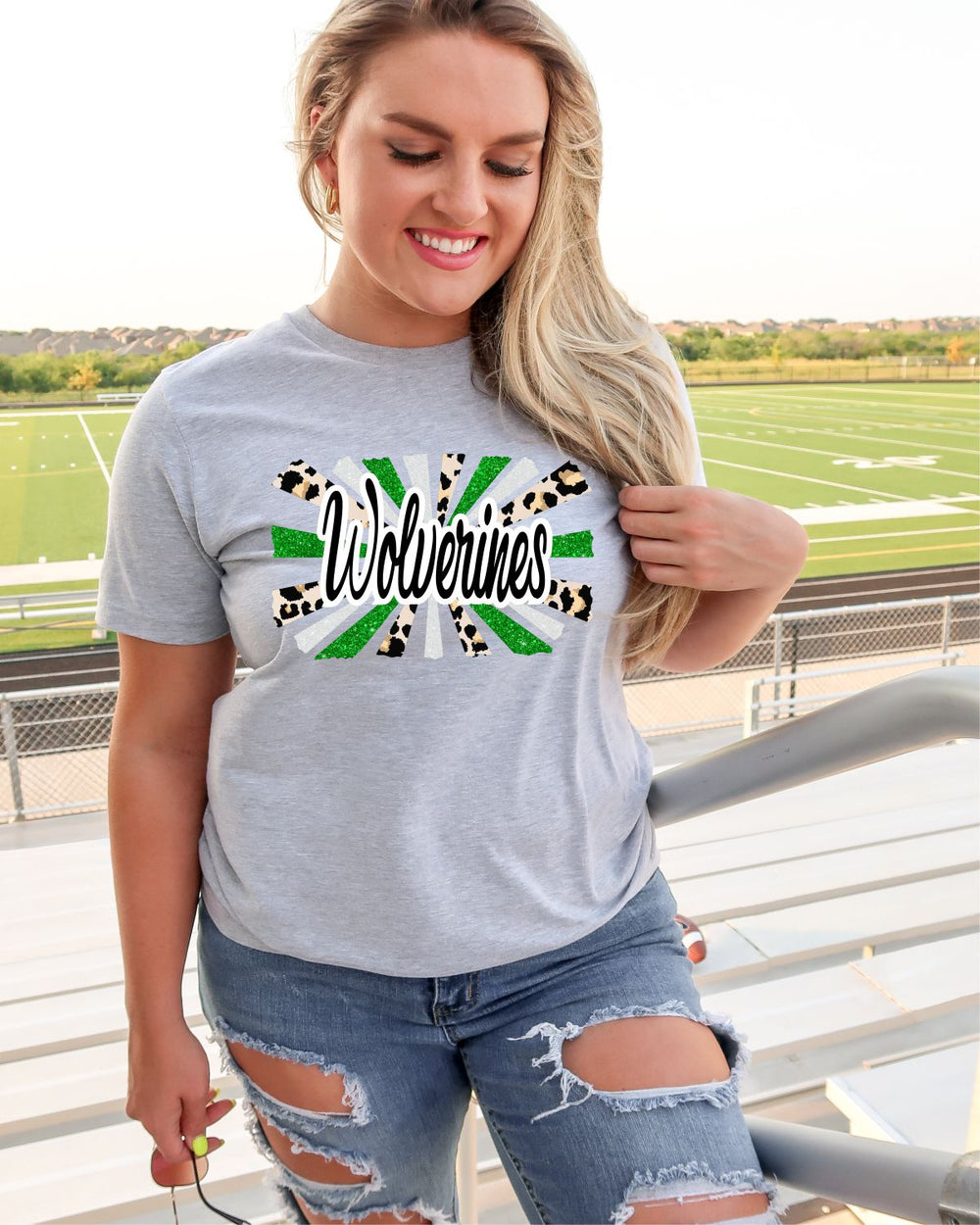 Wolverines Starburst DTF Transfer